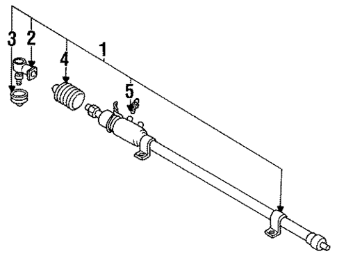 Steering Gear & Linkage for 1994 Mitsubishi 3000GT #2
