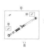 6503839 - All Wheel Drive; Differential and Drive Line: Hex Head Bolt And Coned Washer for Mopar Image