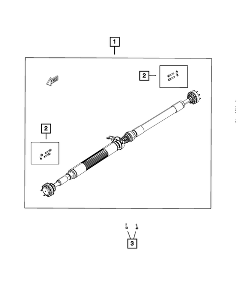 Drive Shaft for 2017 Chrysler 300 #0