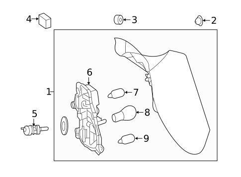 Tail Lamps for 2016 Mercedes-Benz GLA250 #0