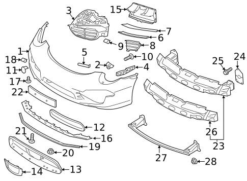 Bumper & Components - Rear for 2012 Porsche 911 #10