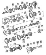 5013386AA - Manual Transmission 5 Speed: First And Second Synchronizer for Mopar Image