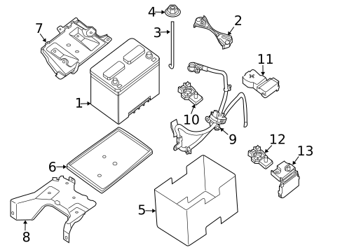 Battery for 2017 Nissan Maxima #0