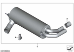 18302411186 - Retrofitting / Conversion / Accessories: M Performance Muffler for BMW Image