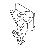 8W6121674D - Body: Air Inlet Duct for Audi: A5 Quattro, A5 Sportback, RS5, RS5 Sportback, S5, S5 Sportback Image
