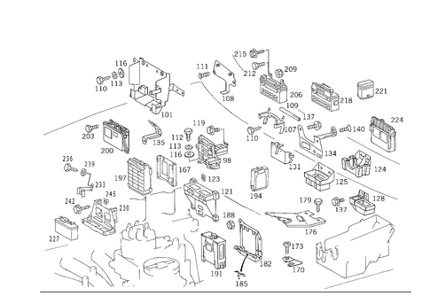 Control Units for 1986 Mercedes-Benz 300E #2