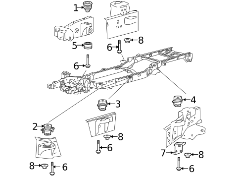 Frame & Components for 2014 Ford F-150 #1