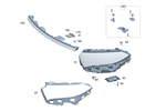 2439061300 - Electr. System: Lamp Unit for Mercedes-Benz: EQB 250+, EQB 300, EQB 350 Image