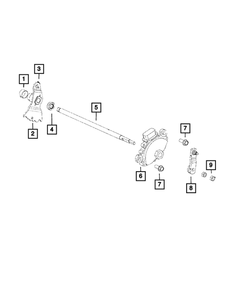 Valve Body, Accumulator, Solenoid and Parking Sprag for 2016 Ram 3500 #5