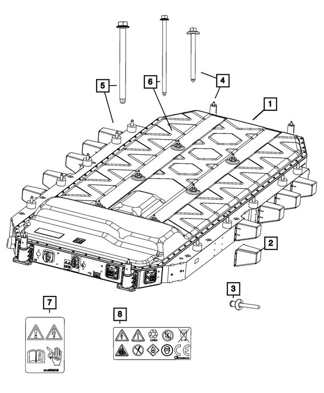 68578592AA - High Voltage Powertrain Systems: Shock Absorber Reinforcement for Mopar Image