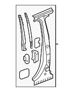 23466071 - Body: Center Pillar Reinforced for Chevrolet: Equinox | GMC: Terrain Image