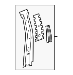 20907210 - Body: Inner Center Pillar for Chevrolet: Equinox | GMC: Terrain Image