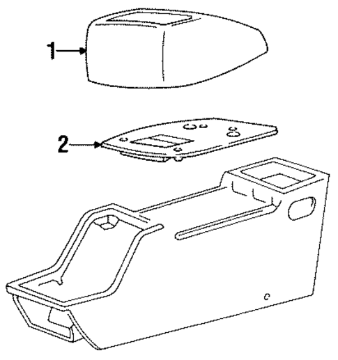 Mini Console for 1996 Mazda B3000 #0