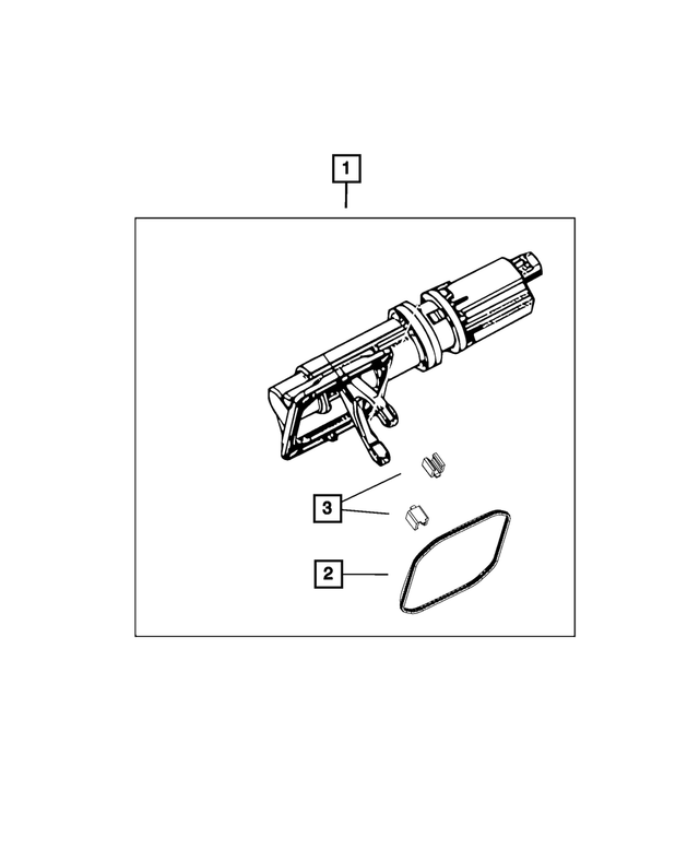 « 5179615AA – Front Axle; 215 MM-FD-Differential and Drive Line : Fourchette De Sélection De Rapport Patin pour Mopar Image »