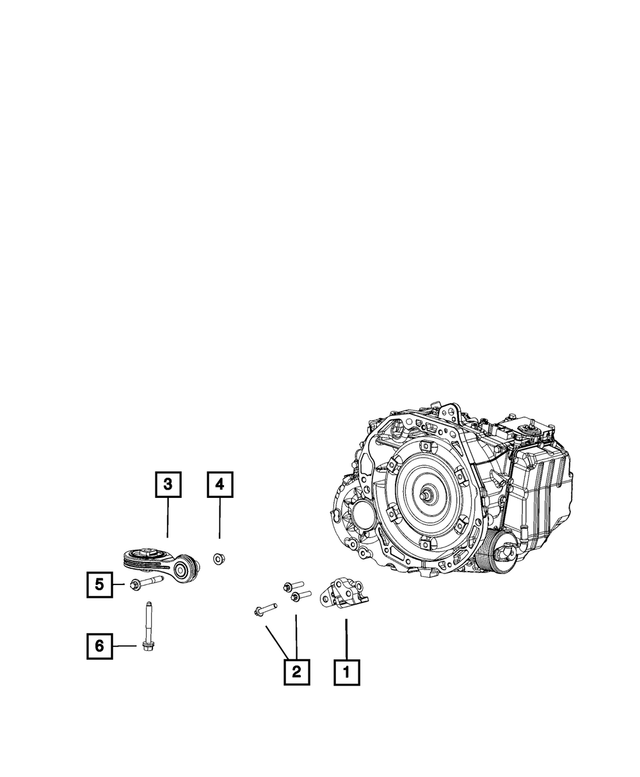 68095697AA - 1.4L Turbo; Engine: Hex Flange Head Bolt for Mopar Image
