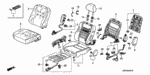 4810SB3000 - Interior/Bumper: C-CLIP SET, TRIM FASTENER (30 PIECES) for Honda Image