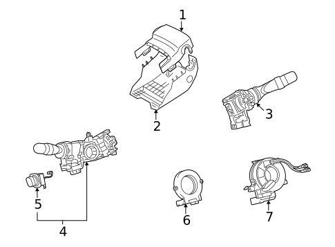 Switches for 2011 Lexus LX570 #0