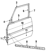 10114578 - Body: Applique for Buick: Commercial Chassis, Roadmaster | Chevrolet: Caprice | Oldsmobile: Custom Cruiser Image