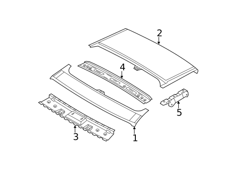 Roof & Components for 2011 Kia Sorento #1