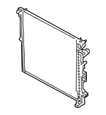 17117886903 - Cooling System: Radiator for BMW: X5, X6 Image