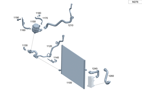 Air Pump, Water Pump and Detachable Parts for 2018 Mercedes-Benz E43 AMG #0