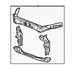 60400TA0A00ZZ - : Radiator Support for Honda: Accord Image