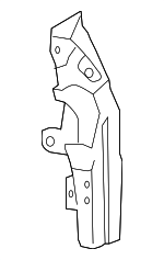 4601TA0A00ZZ - : 2008-2015 Honda - Stay Set R Front Bulkhead Side for Honda: Accord, Accord Crosstour, Crosstour Image