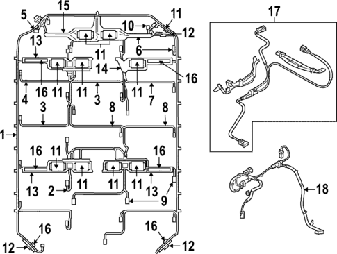 Wiring Harness for 2022 Audi e-tron S #0