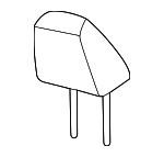 864307LG0A - Body: Headrest, Outer for Nissan Image