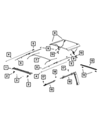 68193501AA - Body Sheet Metal Except Doors: Folding Top Cable Pocket Cover, Left for Mopar Image
