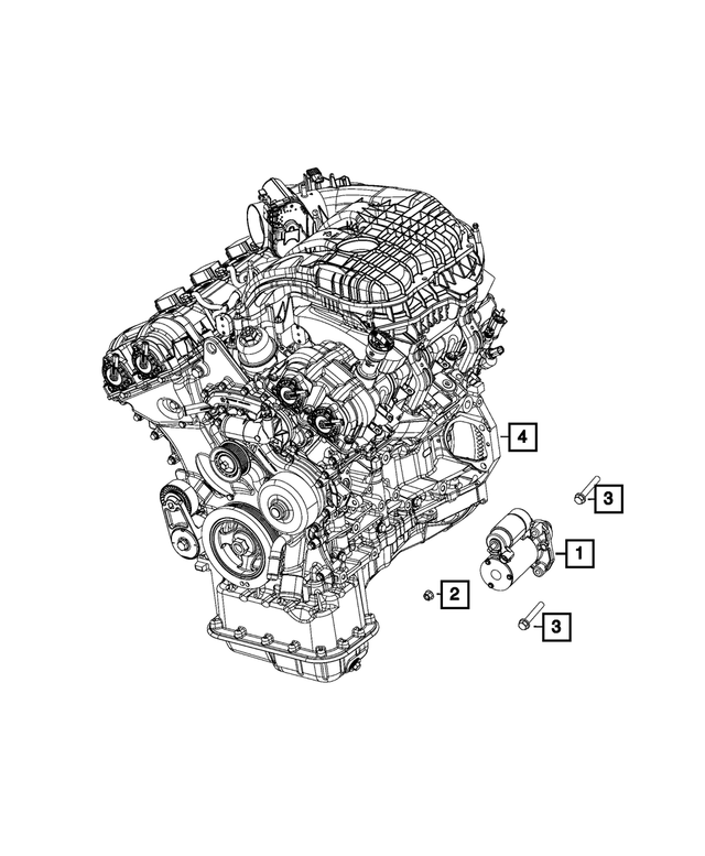6102225AA - Electrical: Hex Head Screw And Washer for Mopar Image