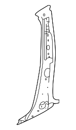 LR116476 - Body: Inner Center Pillar for Land Rover: Range Rover Velar Image