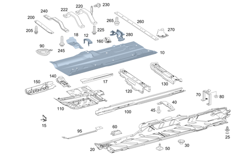 Front Floor for 2026 Mercedes-Benz E450 #0