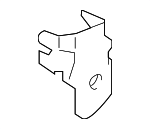 66327F2000 - Body: Fender Lower Bracket for Hyundai Image