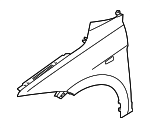 66320F2500 - Body: Fender for Hyundai Image