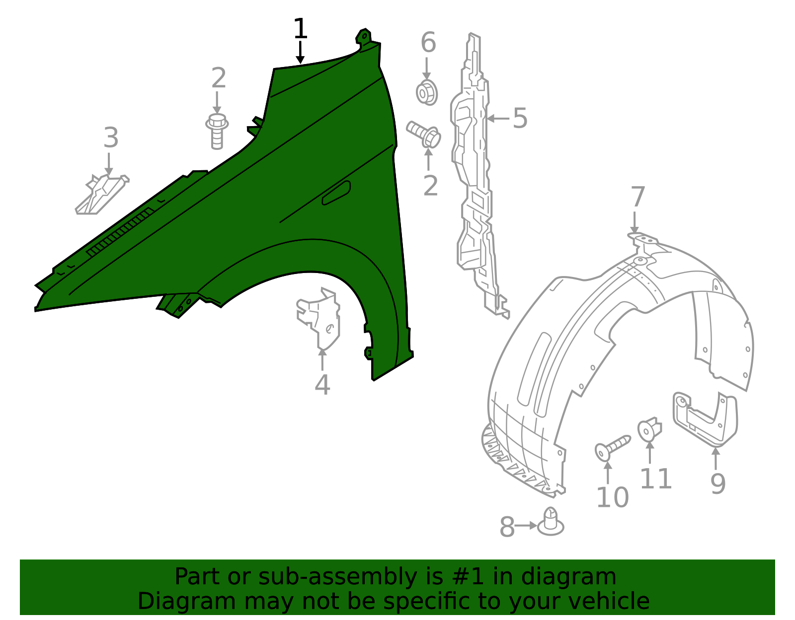 Fender 66320-F2500 | OEM Parts Online