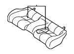 MR790596 - Body: Seat Cushion for Mitsubishi Image