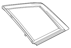 20915890 - : Part# 20915890 Driver Side Quarter Window for Cadillac: SRX Image