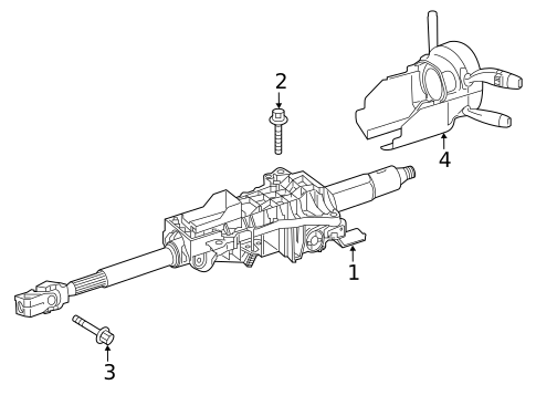 Steering Column Assembly for 2016 Mercedes-Benz GLA250 #0