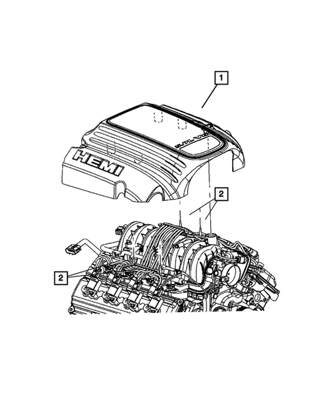 Engine Identification, Service Engines & Engine Service Kits for 2008 Dodge Charger #2