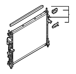 RAD309 - Cooling System: Motorcraftâ„¢ Radiator for Ford Image