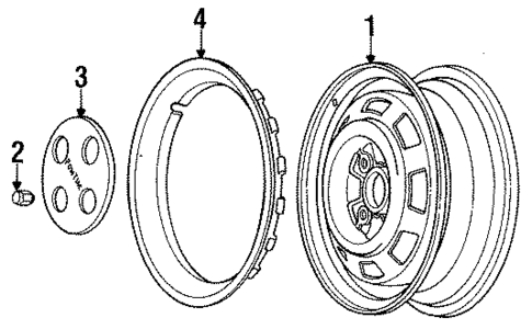 Wheels for 1986 Chevrolet Spectrum #0