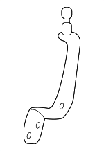 92068668 - : Passenger Side Engine Intake Manifold Sight Shield Bracket for GM Image