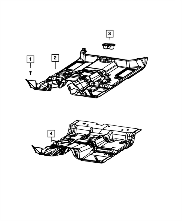 6RN19RN8AG - : Front Floor Carpet for Mopar Image