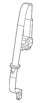 6AR16LC5AA - Electrical: Center Belt Assembly for Jeep: Cherokee Image