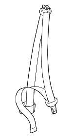 1C1857705MHCP - Electrical: Belt &amp; Retractor for Volkswagen: Beetle Image