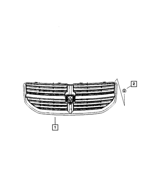Grilles for 2012 Dodge Caliber #0