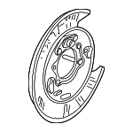 43110S3VA01 - : Backing Plate for Acura: MDX Image