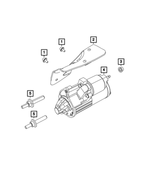 6512920AA - Electrical: Hex Flange Head Screw for Mopar Image