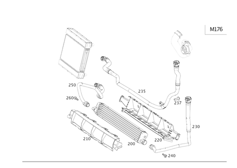 Oil Cooler for 2019 Mercedes-Benz S63 AMG #0
